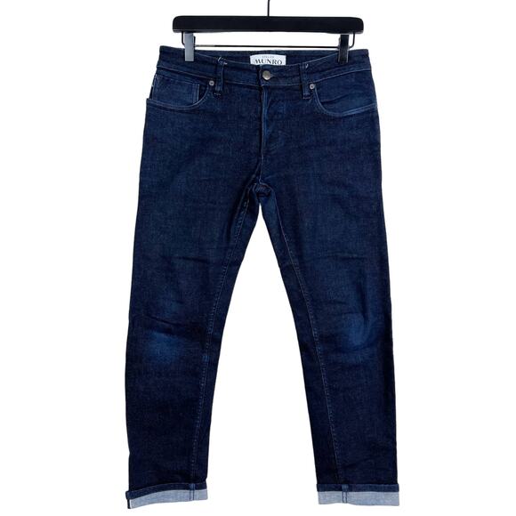 Atelier Munro 30x30 Selvedge Denim Tapered Mens Jeans Button Fly - Picture 1 of 10